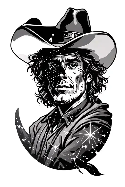 The Orion Constellation Wearing A Cowboy Hat