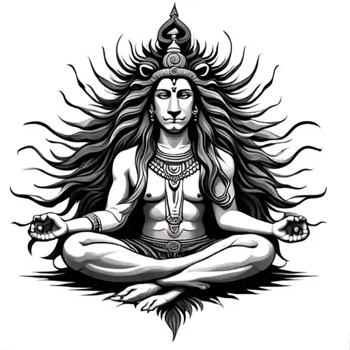 Leo And Shiva Meditating