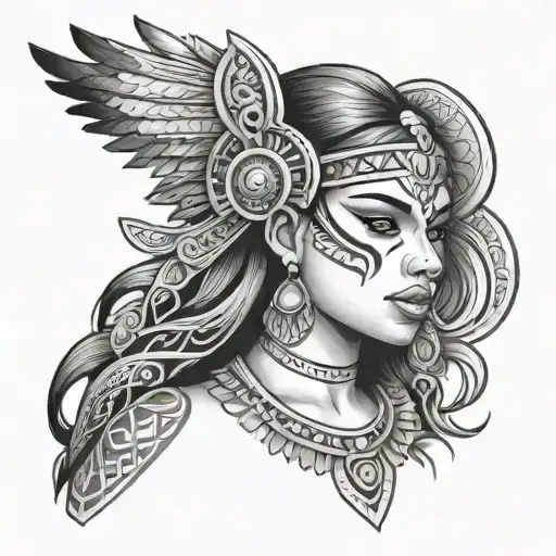 Sexy Nude Aztec Girl Getting Organsm