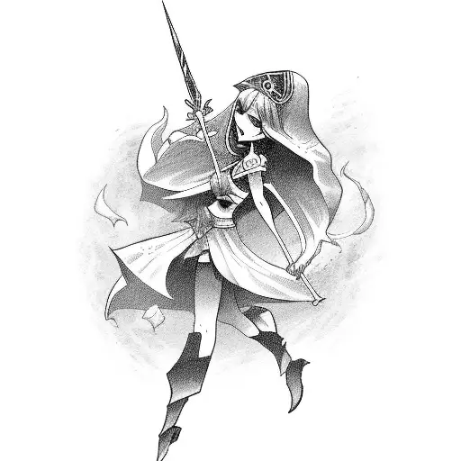 Toon Dark Magician Girl Card With The Book Underneath