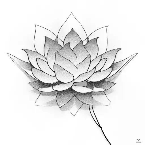 Microphone And Lotus Flower