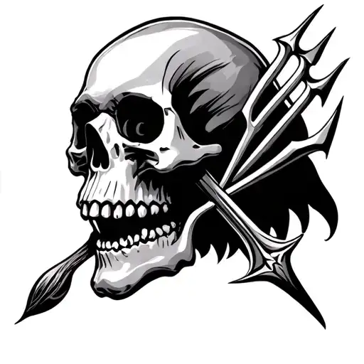 Skull And Trident