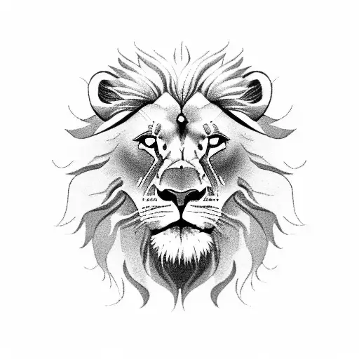 A Lion And Praying Hands Forearm