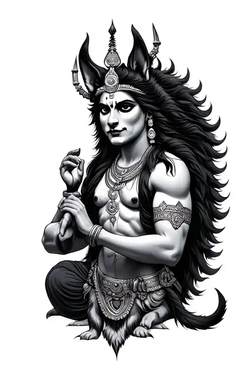 Kaal Bhairav With Dog