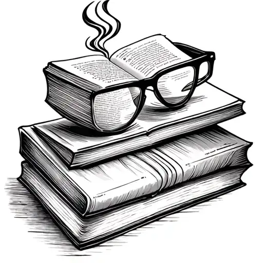 Books And Coffee With Reading Glasses