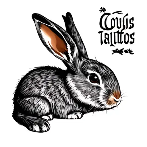 Rabbit Lettering