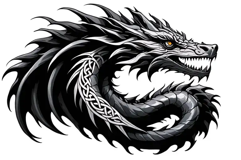 Dragon Celtic Heart