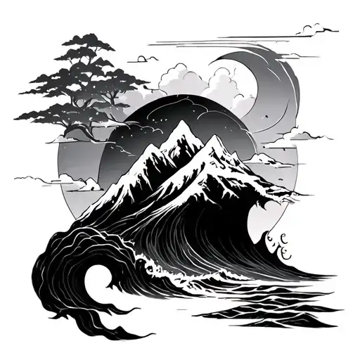 Moutain Mind Ocean Mauithai Fighting Phycology Spirituality Growth Balanced