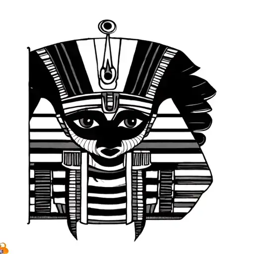 Egyptian Themed Tattoo Design