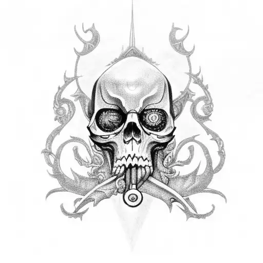 An Intricate Reaper Incorporating Celestial Elements