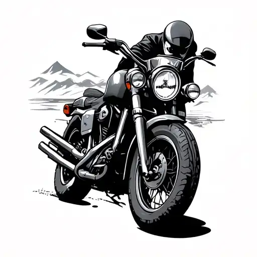 Motorcycle And Journey