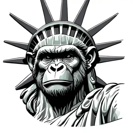 Planet Of The Apes Statue Of Liberty
