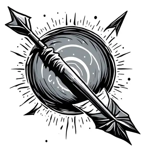 Hard With An Arrow Piercing