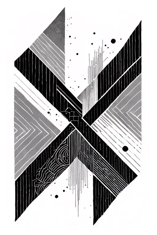 Fine Line Geometric Design