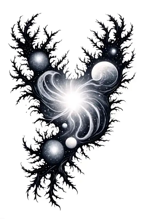 Nature And Galaxies Forming The Shape