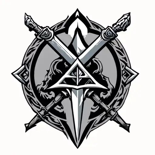 Pop Punk Tri Force With Sword