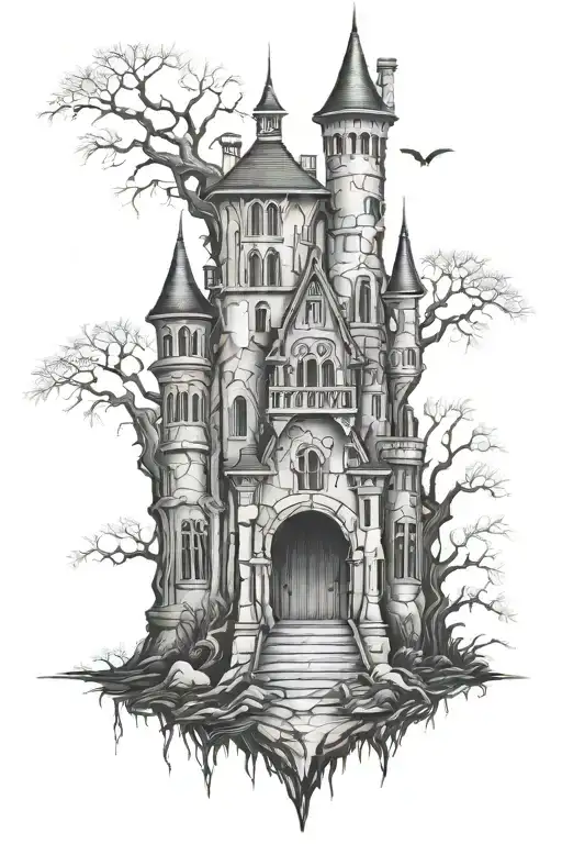 Vampire Castle In The Forest