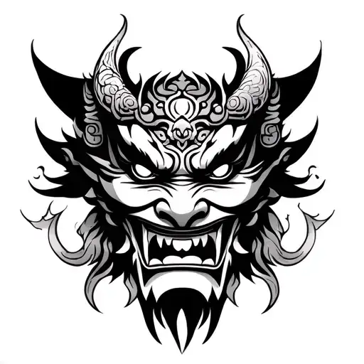 Chinese Demon Mask