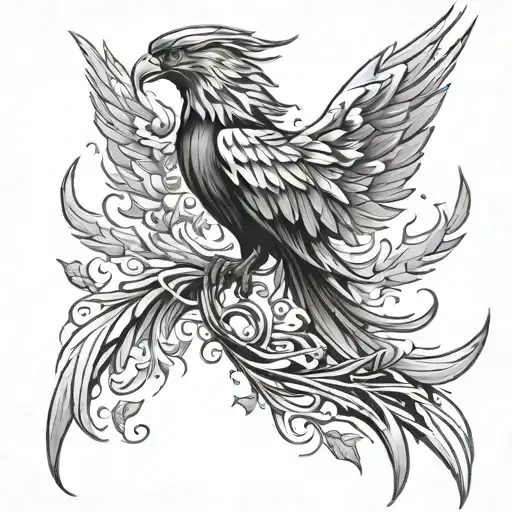 Phoenix Rising From The Ashes