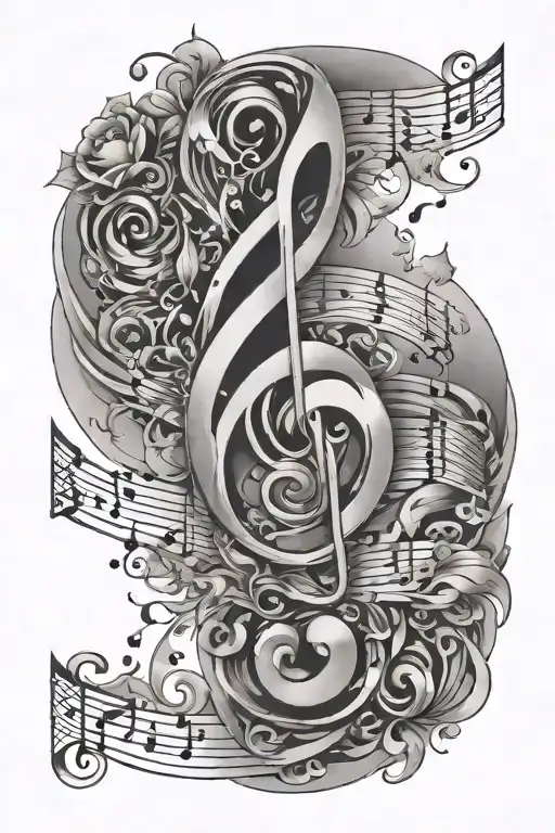 Music Notes Sleeve