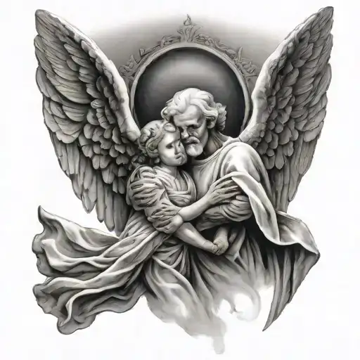 Angel With My Grandfather Picture