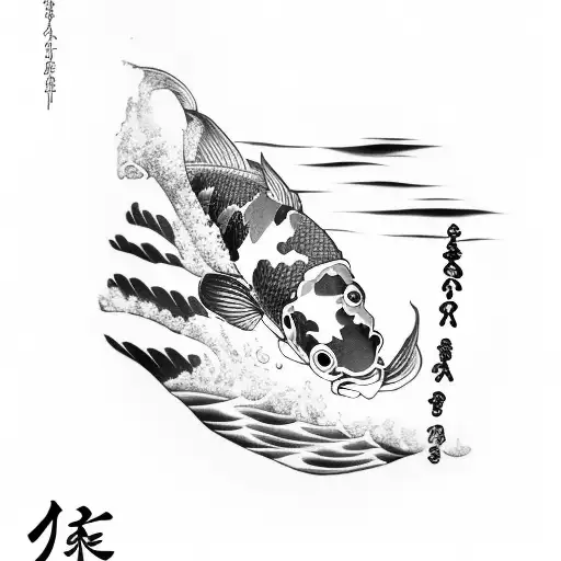 Koi Fish Surfing