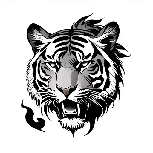 Greek Tiger Emerging