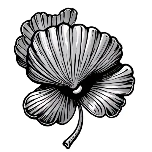 Shamrock With Scallop Shell