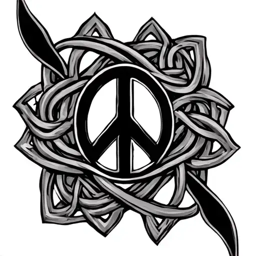 Celt Knot Peace Symbol Incorporated