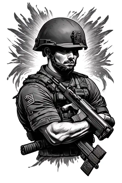 Military Right Arm Sleeve