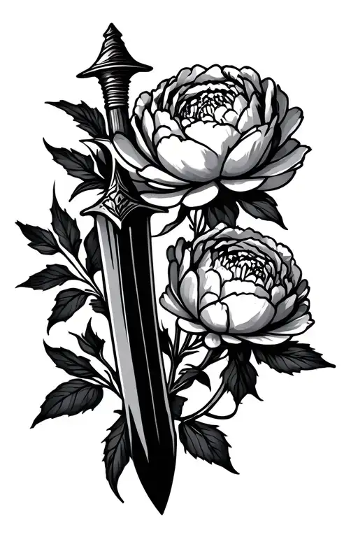 Peony Dagger Piercing