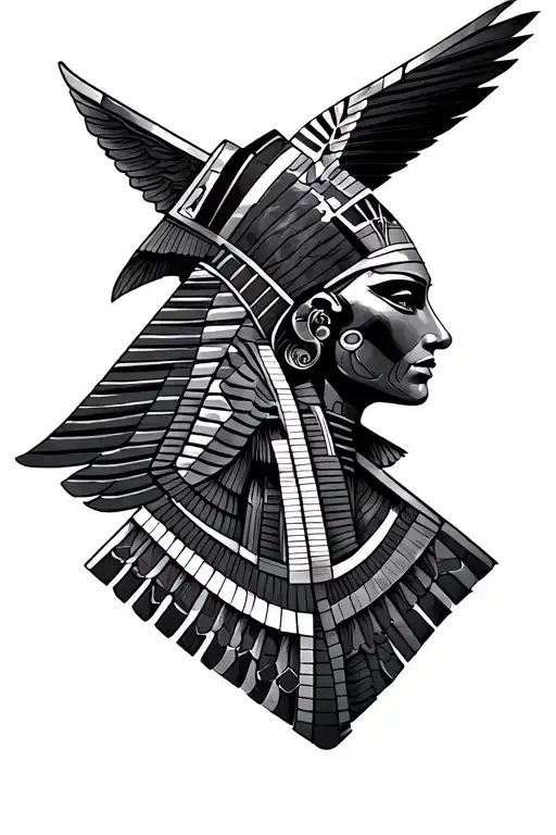 Half Egyptian Half Bio-mech