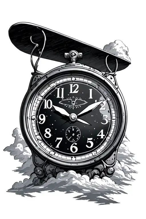 Bonanza A36 Plane Clock Face