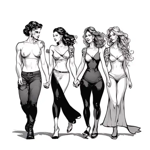 Cuckold Wife Holding Hands And Walking