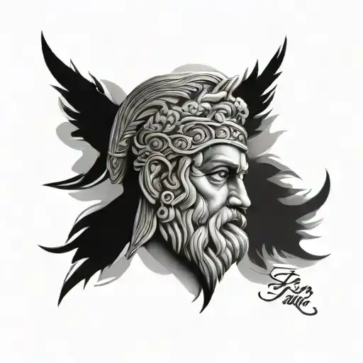 An Inner Bicep Linework Tattoo Thats Greek Inspired