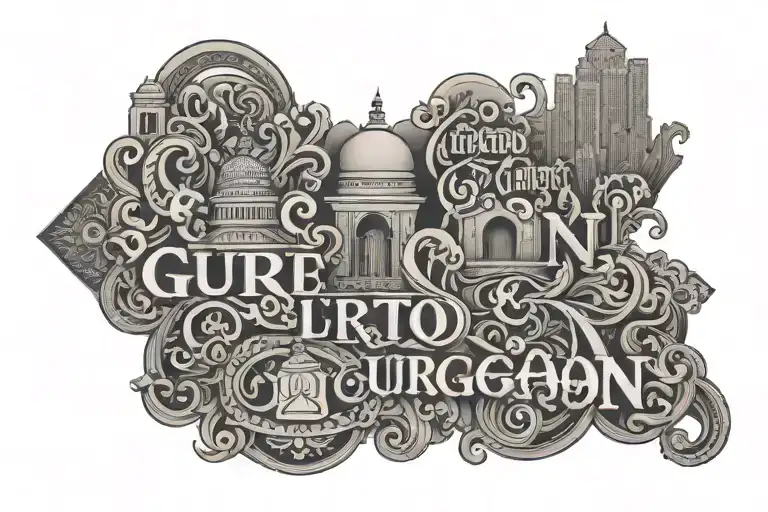 Gurgaon Word Art