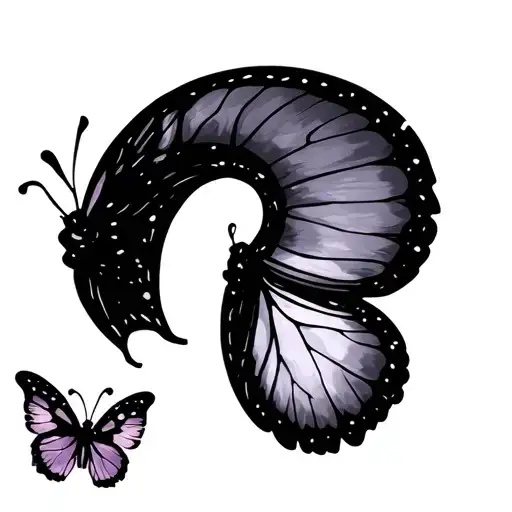 Domestic Violence Semicolon Butterfly