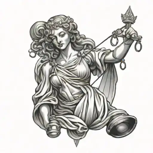 Virgo Lady Justice Bondage
