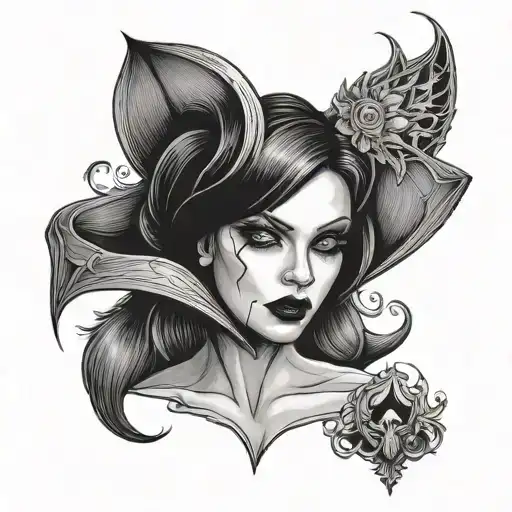 Pretty Vampire Girl Face