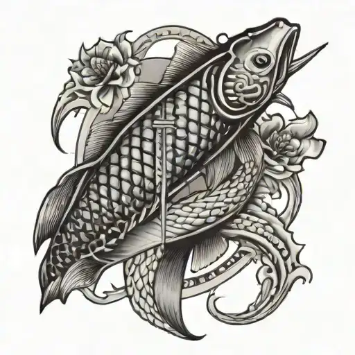 Koi Katana Surrounded