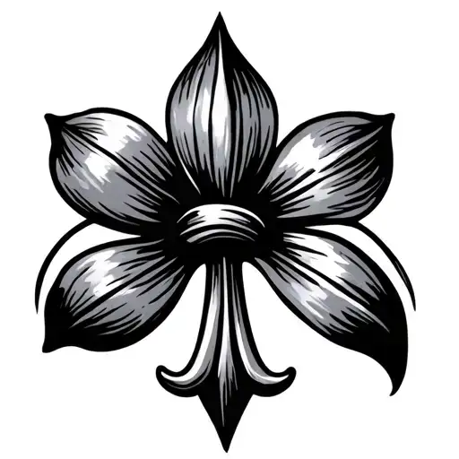 Flower Of Lis Symbol French