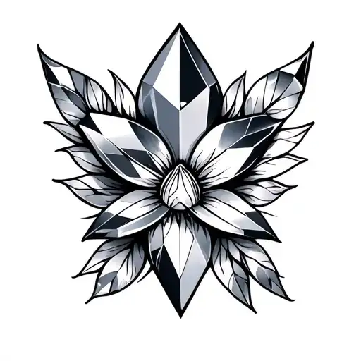 Crystal Tatoo Design