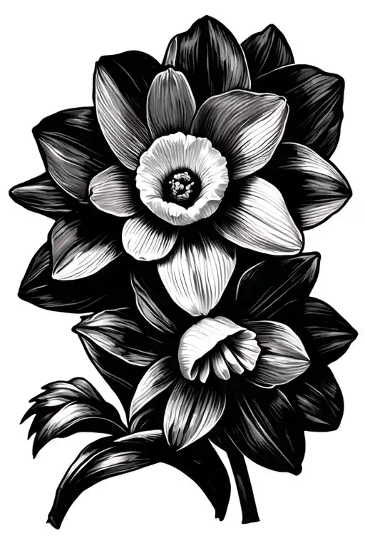 Daffodil Birth Flower For Mother Daughter