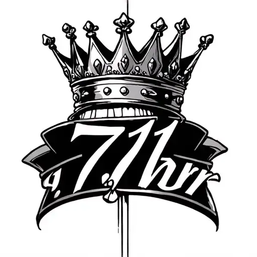 Can You Make Me A Tattoo With A Crown And Can Put The Nombrr 71