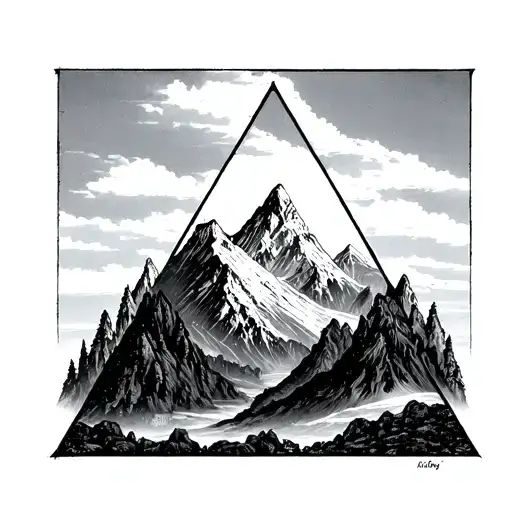 With A Mountain Inside The Triangle