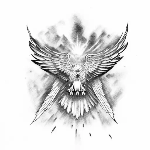 Eagle Who Fly Over Buildings