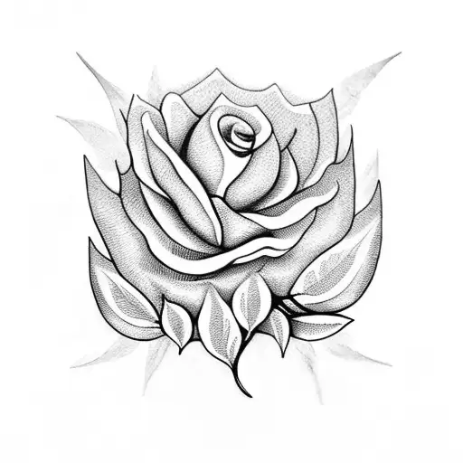 Flowers Bracelet With Leaves And Tribals