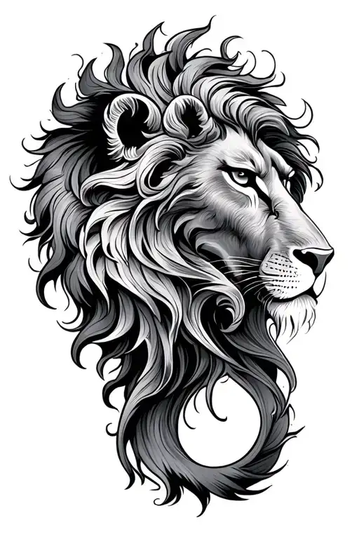 Leo And Gemini Signs Intertwined