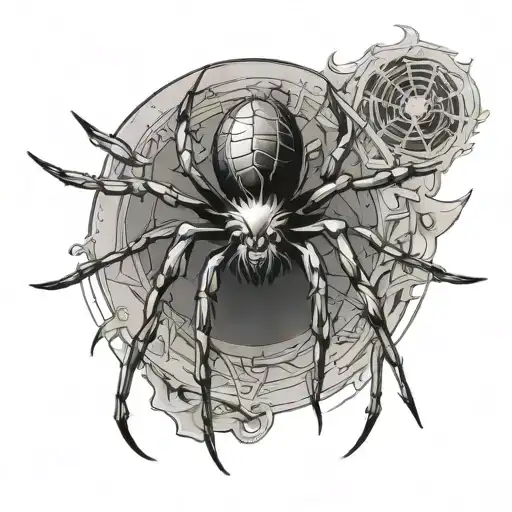 Spider With Human Legs Instead Of Spider