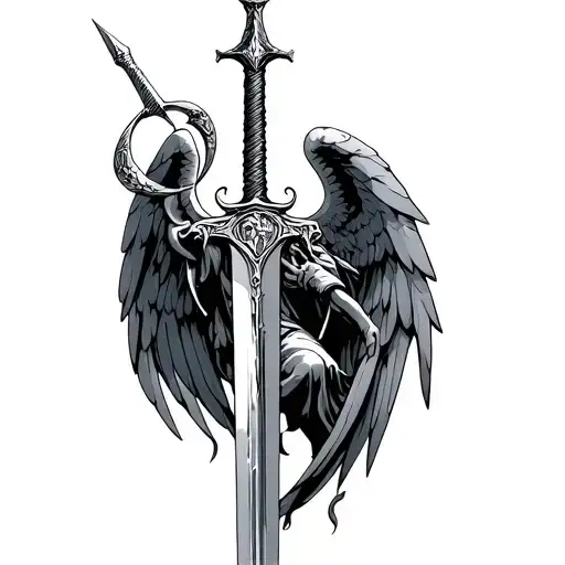 Archangel Michael Libra Scale And Sword